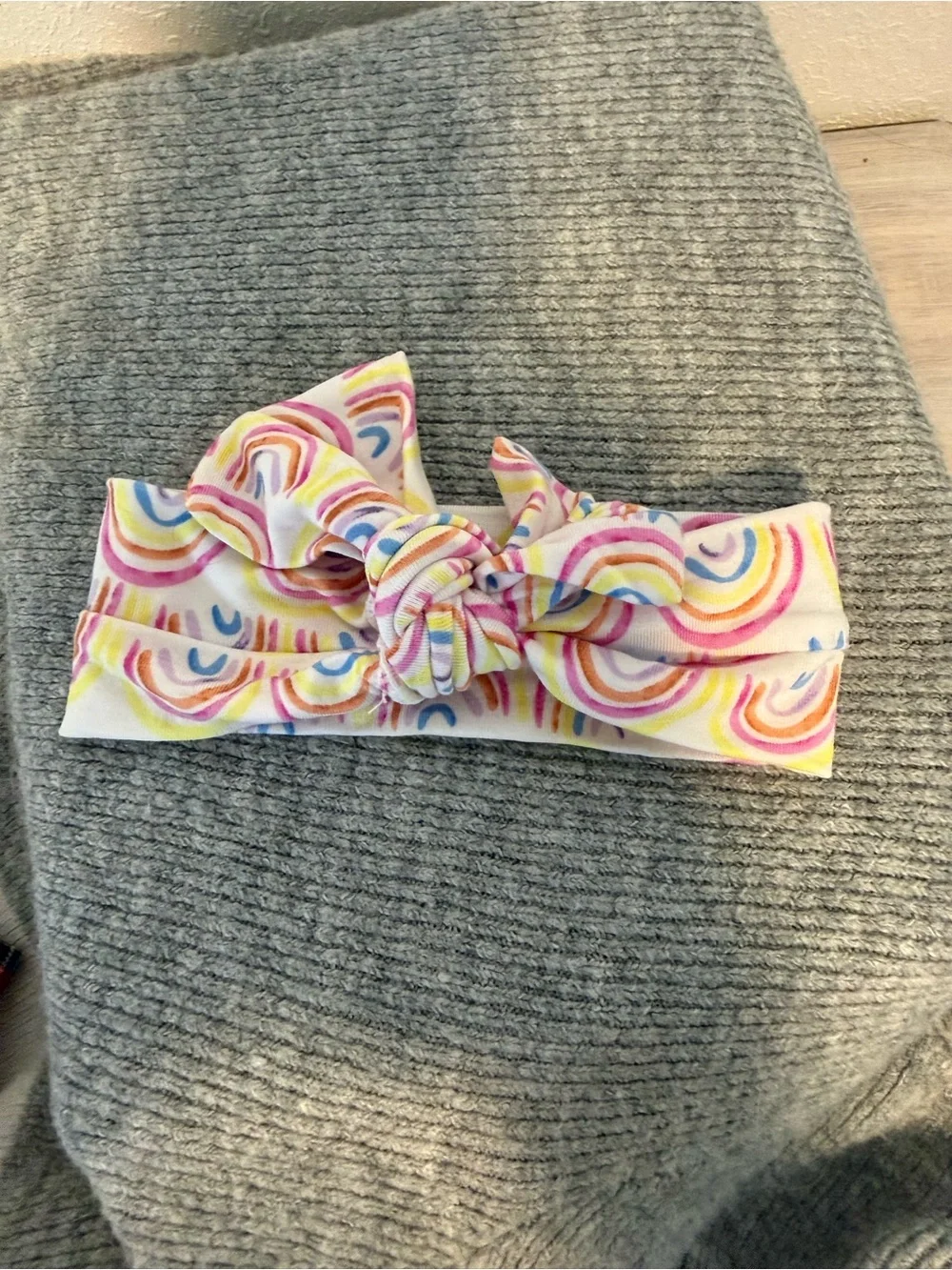 Little Sleepies Bamboo Rainbow Knot Headband - Multicolor